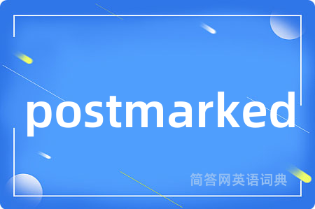 postmarked