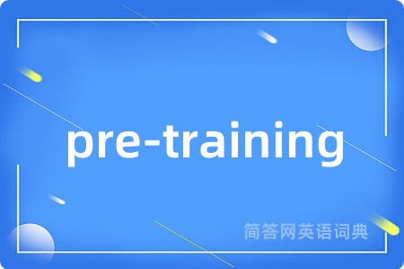 pre-training