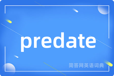 predate