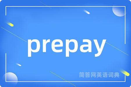 prepay