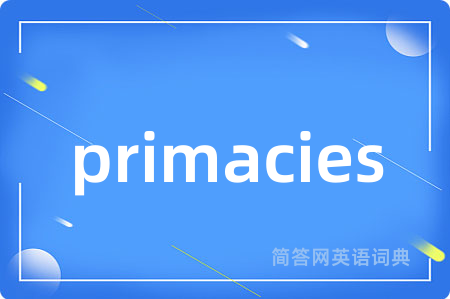 primacies