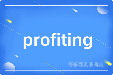profiting