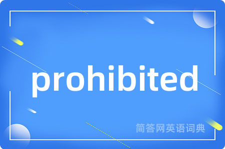 prohibited