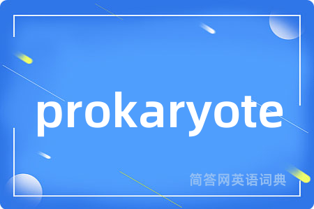 prokaryote