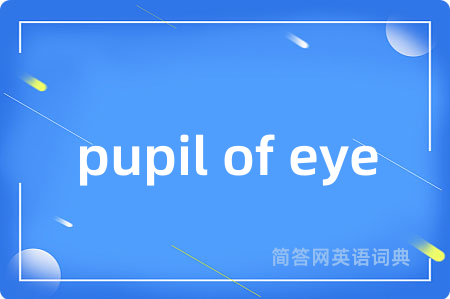 pupil of eye
