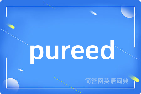 pureed