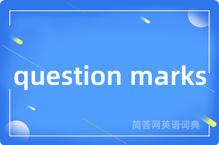 question marks