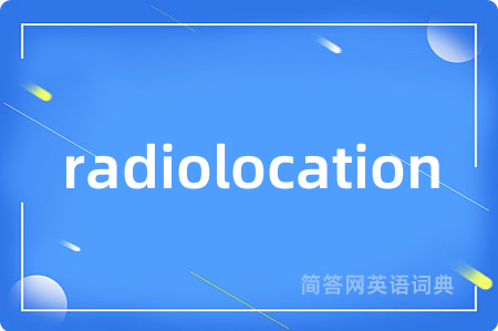 radiolocation