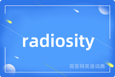 radiosity