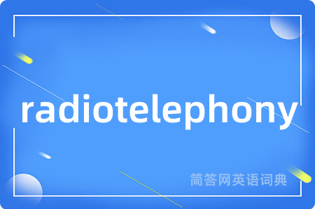 radiotelephony