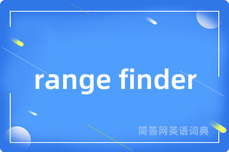 range finder