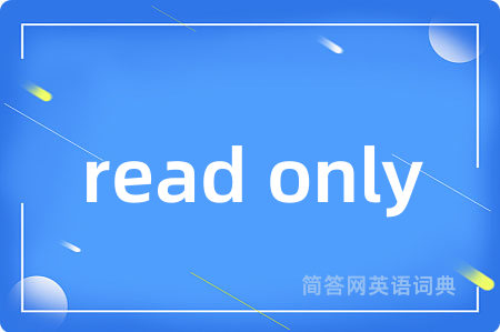 read only