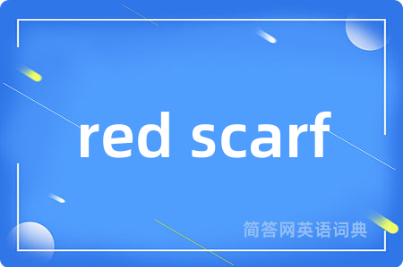 red scarf