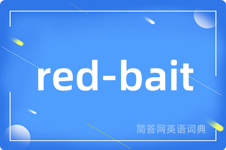 red-bait