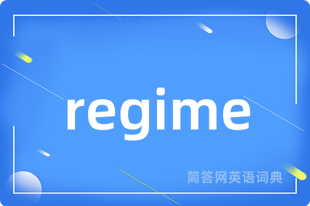 regime