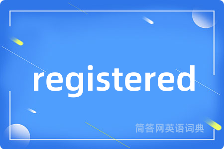 registered