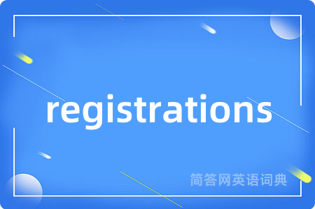 registrations