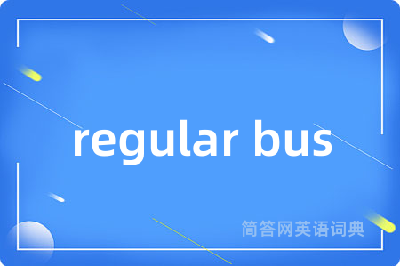 regular bus