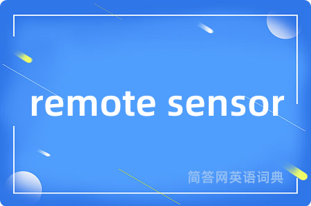 remote sensor