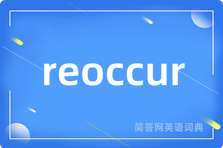 reoccur