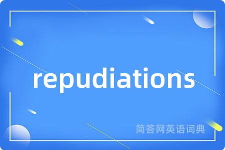 repudiations