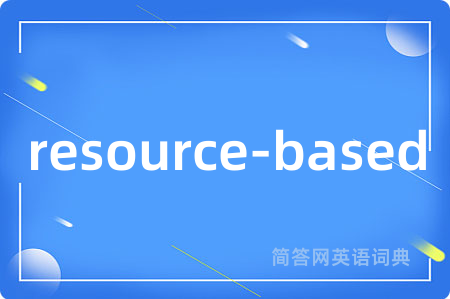 resource-based