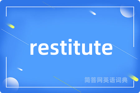 restitute