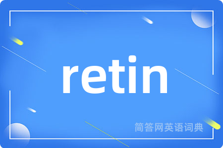 retin是什么意思,retin的中文翻译 retin