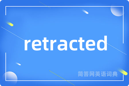 retracted