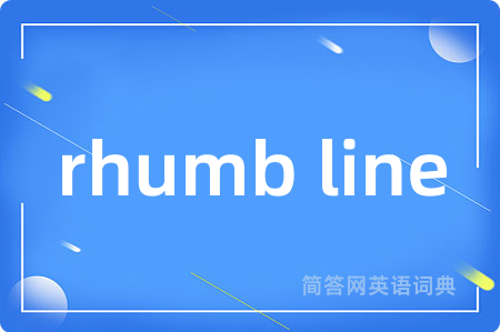 rhumb line