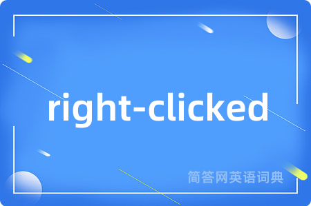 right-clicked