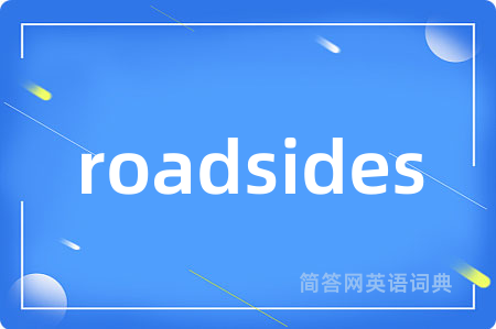 roadsides是什么意思,roadsides的中文翻译 roadsides