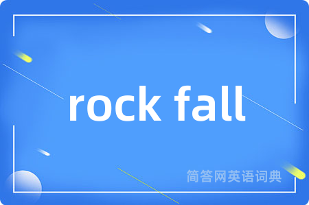 rock fall