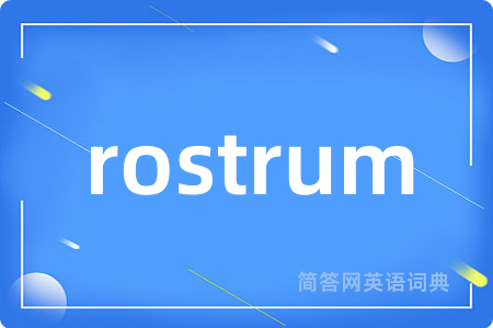 rostrum