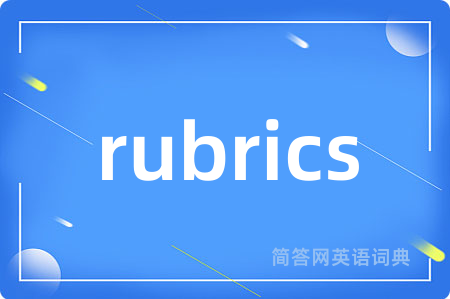 rubrics