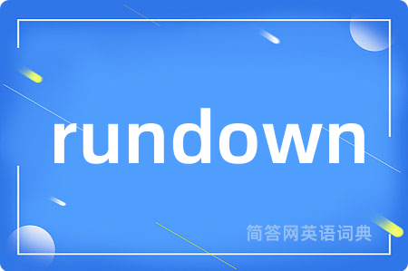 rundown