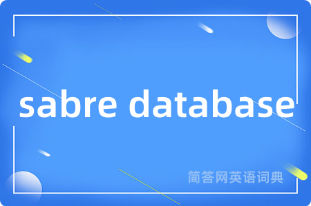 sabre database