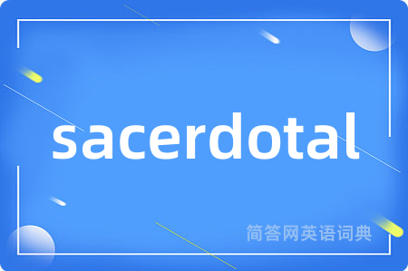 sacerdotal