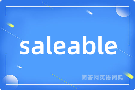 saleable