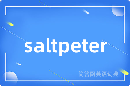 saltpeter