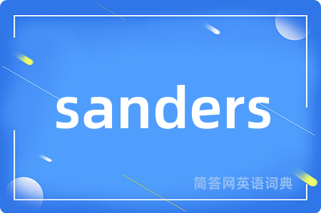 sanders