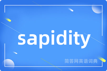 sapidity