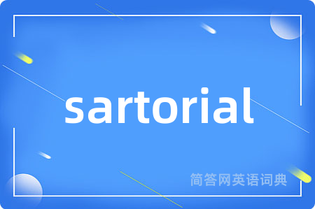 sartorial