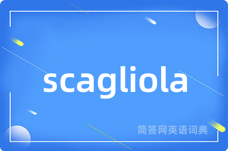 scagliola