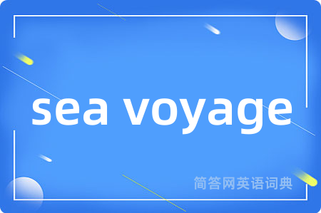 sea voyage