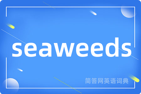 seaweeds是什么意思,seaweeds的中文翻译 seaweeds