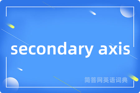 secondary axis