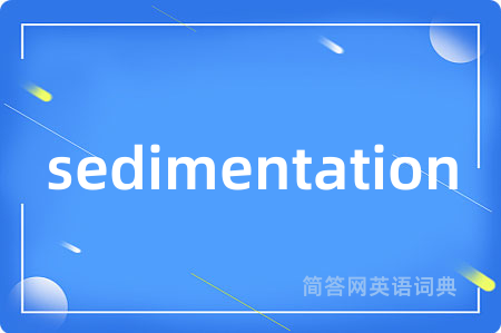 sedimentation