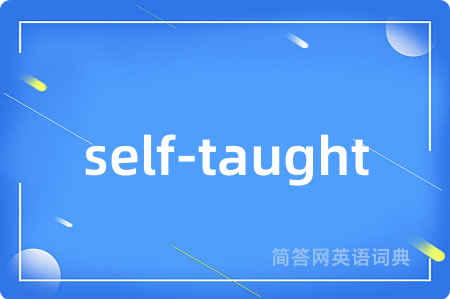 self-taught