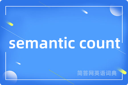 semantic count
